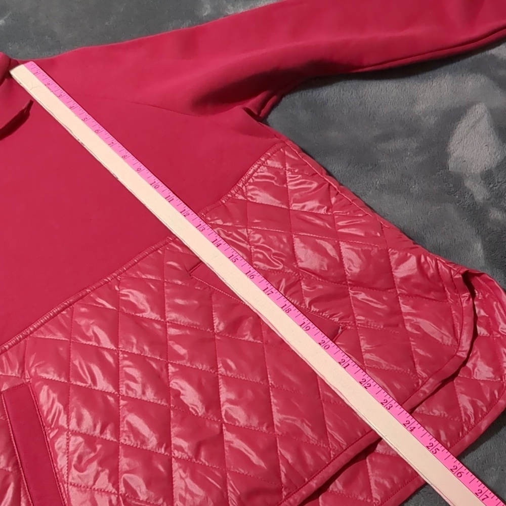 Nike Womens NSW Fleece Quilted Fleece Pull Over Hoodie - Picture 5 of 9